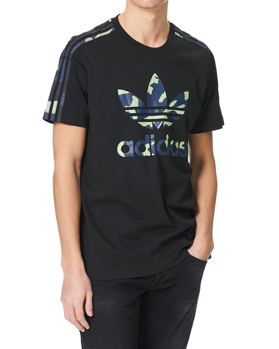 Homme | T-shirts | adidas Originals | Camo Infill Tee Black