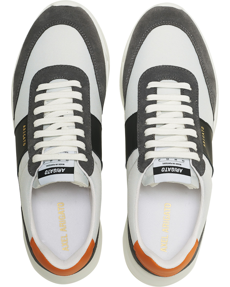 Homme | Axel Arigato Genesis Vintage Runner Sneaker Light Grey/Black/Orange | Axel Arigato | Genesis Vintage Runner Sneaker Light Grey/Black/Orange