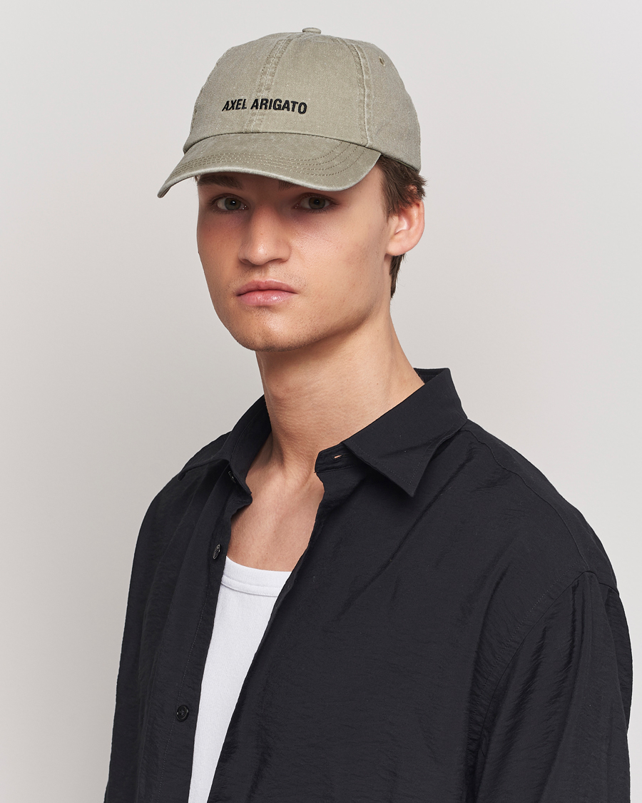 Homme | Bobs Et Casquettes | Axel Arigato | AA Logo Cap Washed Beige