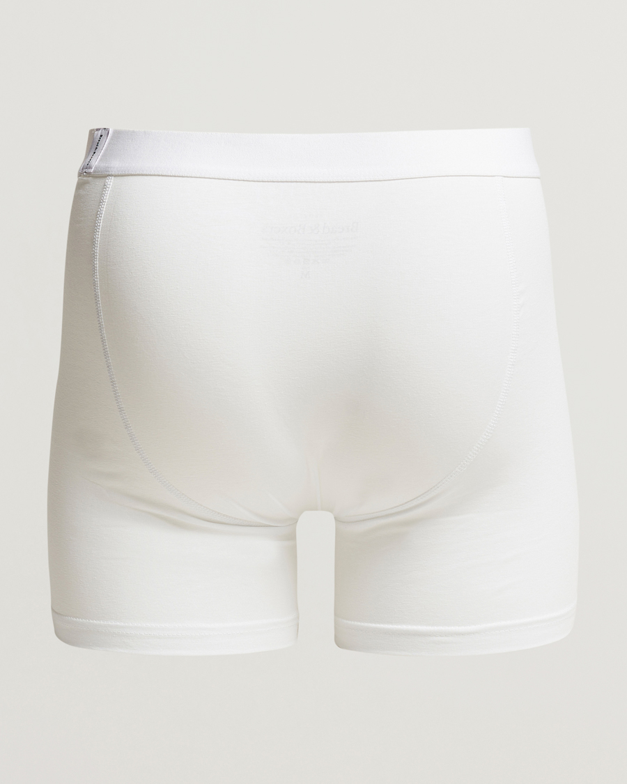 Homme | Boxers | Bread & Boxers | 3-Pack Long Boxer Brief White