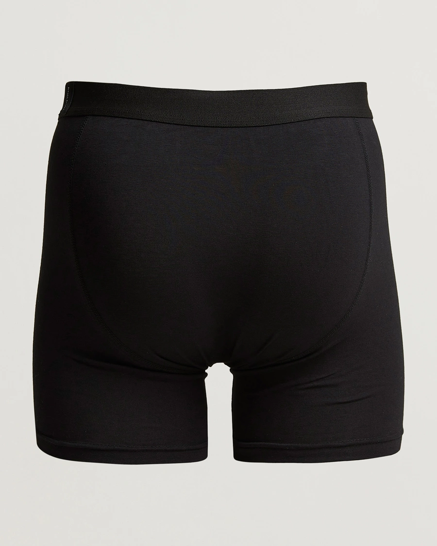Homme |  | Bread & Boxers | 3-Pack Long Boxer Brief Black