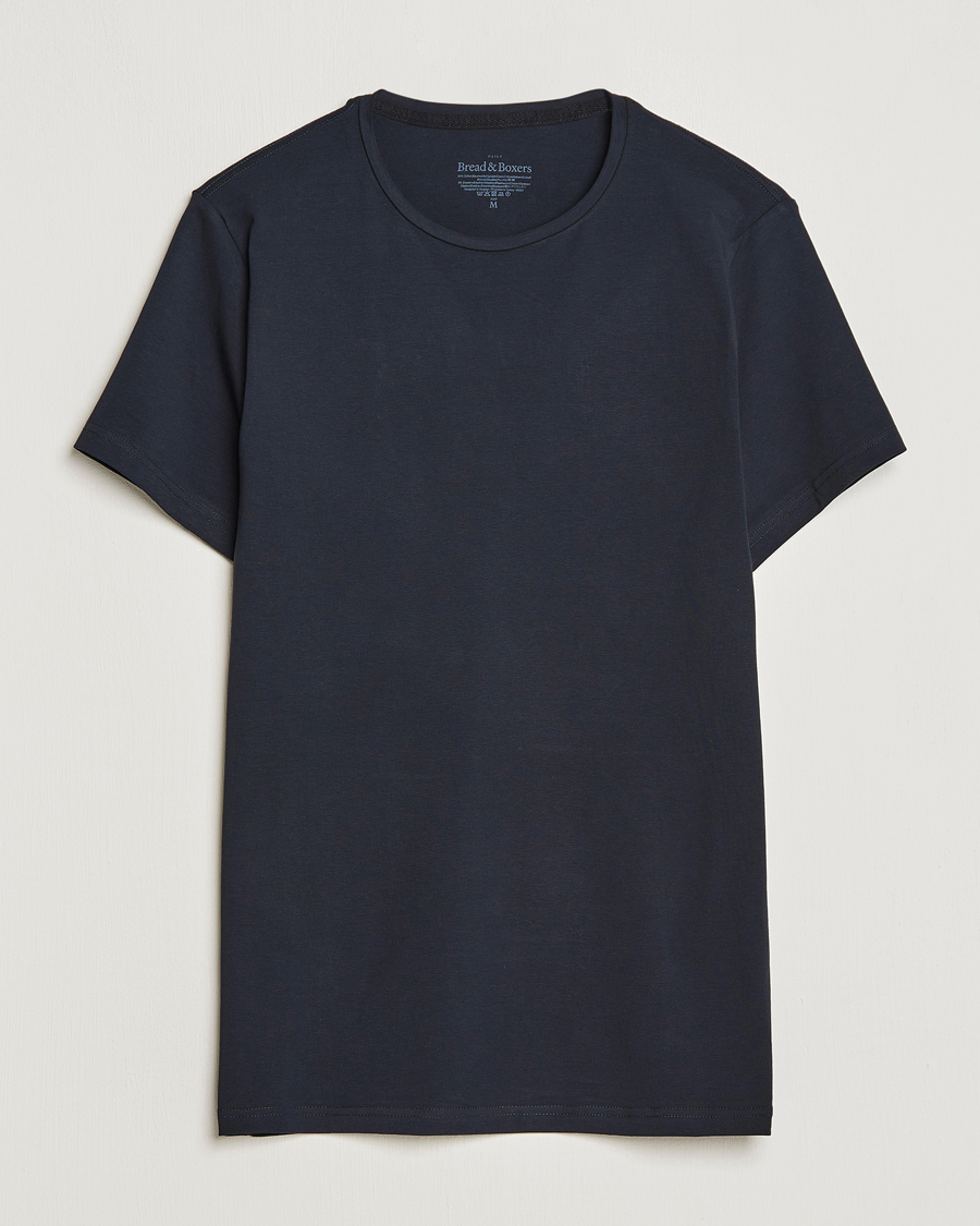 Homme | T-shirts | Bread & Boxers | 2-Pack Crew Neck Tee Dark Navy