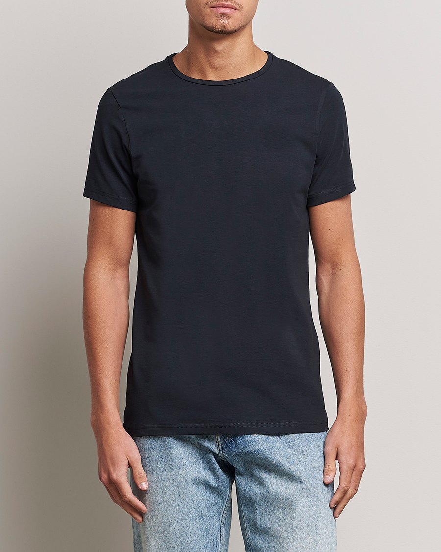 Homme | T-shirts | Bread & Boxers | 2-Pack Crew Neck Tee Dark Navy