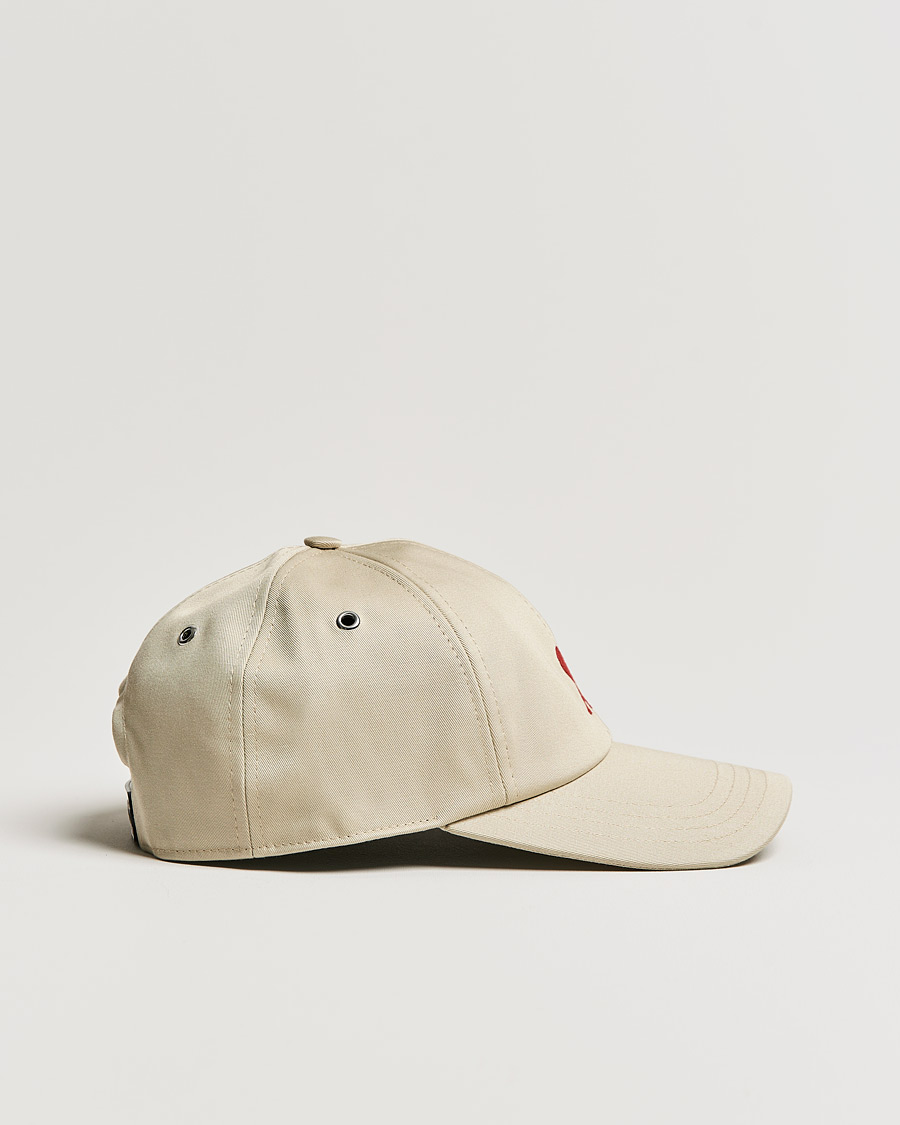 Homme | AMI Heart Logo Baseball Cap Beige | AMI | Heart Logo Baseball Cap Beige