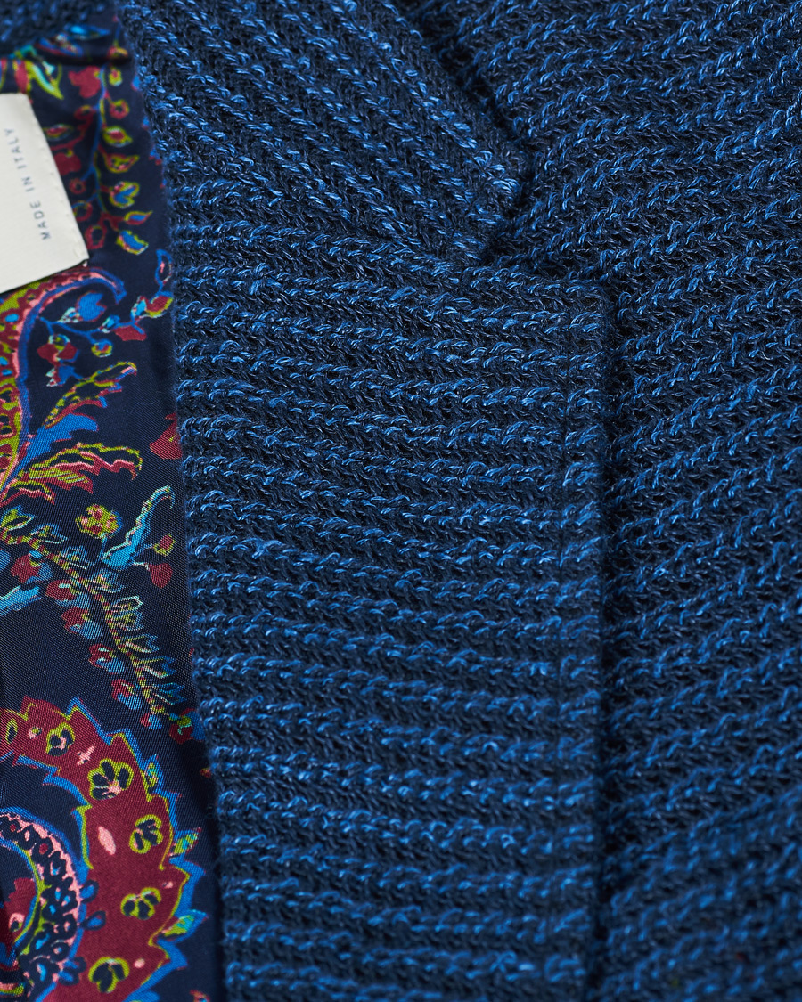 Homme | Blazers | Etro | Jacquard Jersey Blazer Navy