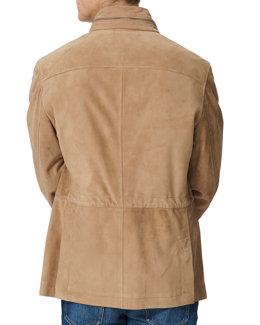 Homme | Manteaux Et Vestes | Brunello Cucinelli | Suede Field Jacket Beige