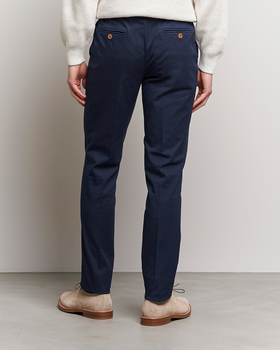 Homme | Pantalons | Brunello Cucinelli | Slim Fit Chinos Navy