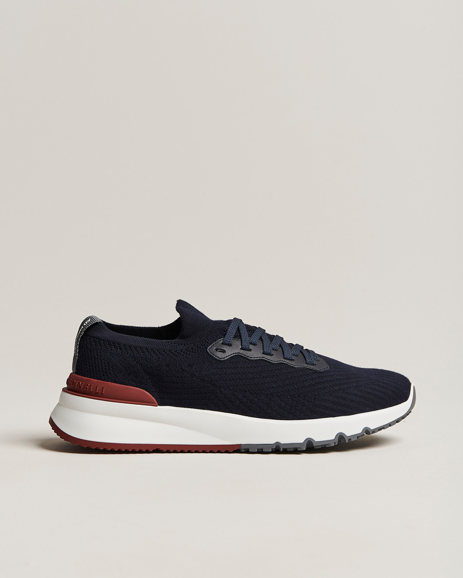 Homme | Brunello Cucinelli Mesh Running Sneakers Navy | Brunello Cucinelli | Mesh Running Sneakers Navy
