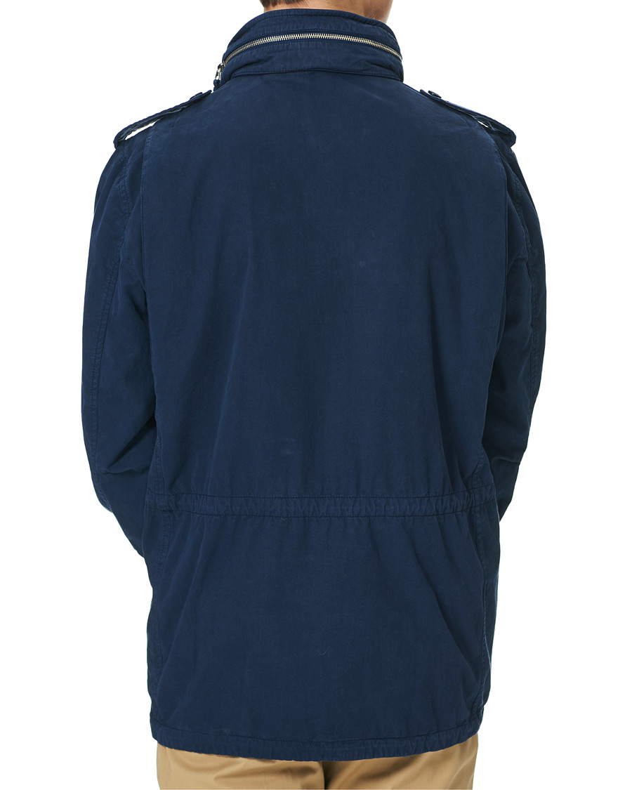 Homme | Manteaux Et Vestes | Aspesi | Cotton Field Jacket Navy