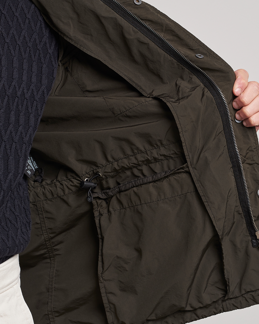 Homme | Manteaux Et Vestes | Aspesi | Giubotto Garment Dyed Field Jacket Dark Military