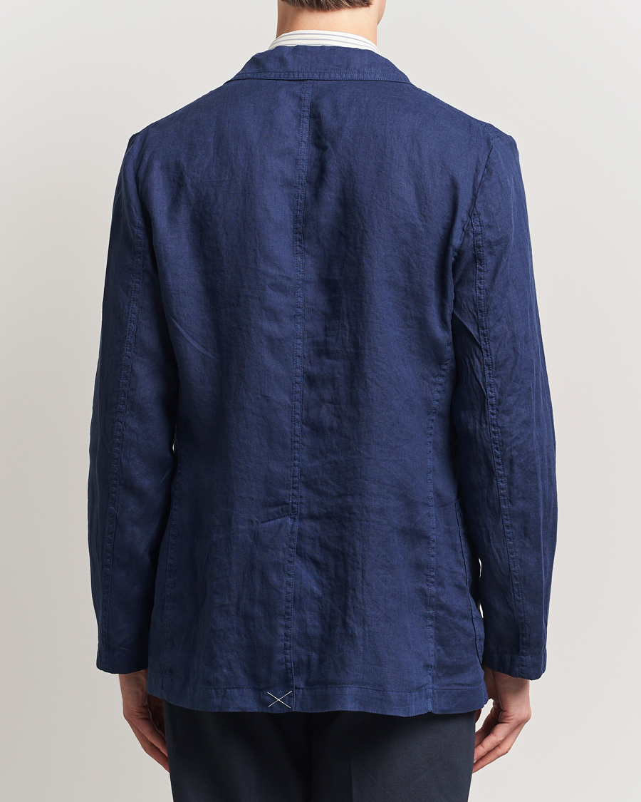 Homme | Blazers | Aspesi | Samuraki Linen Blazer Navy