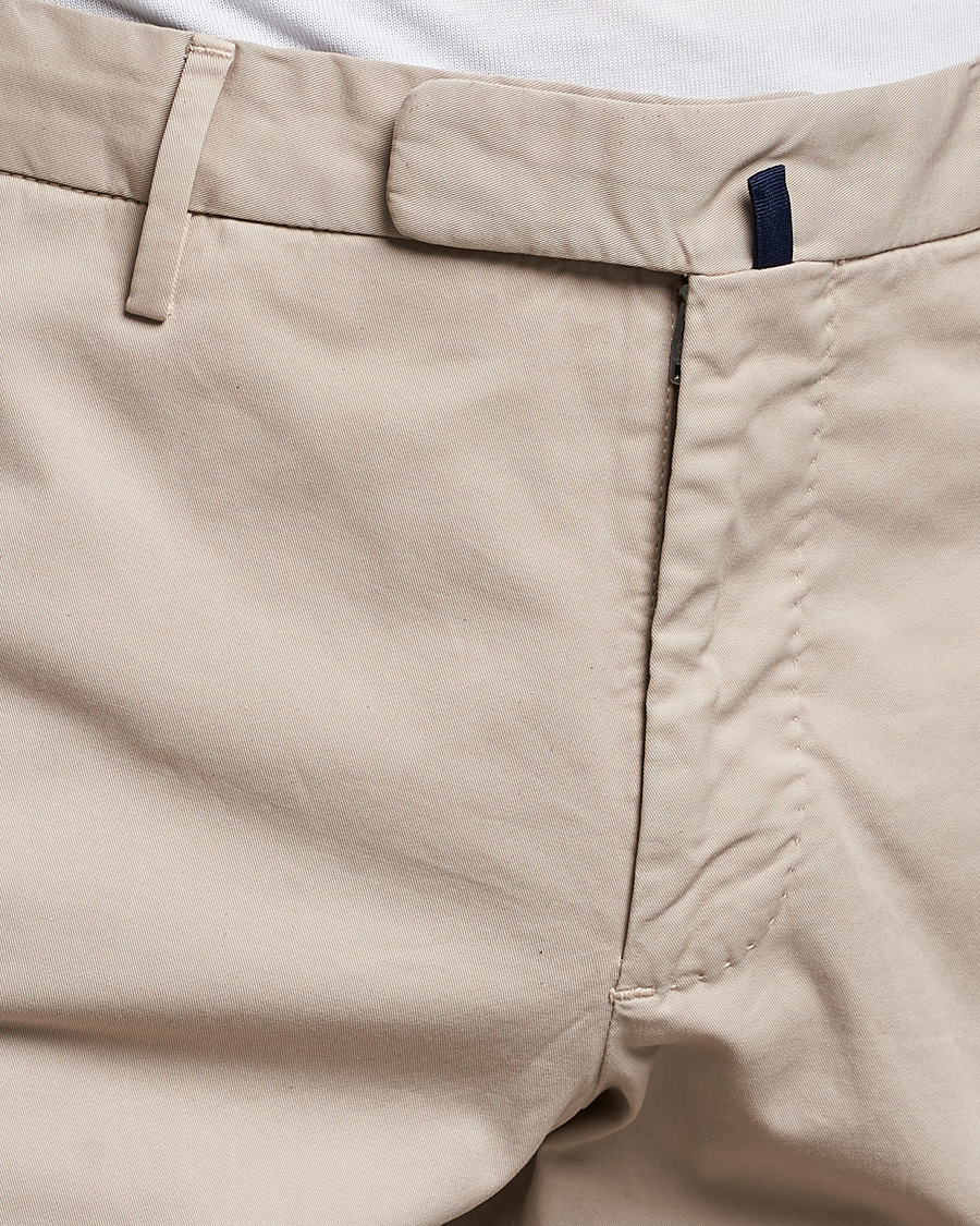 Homme | Pantalons | Incotex | Slim Fit Comfort Chinos Light Grey