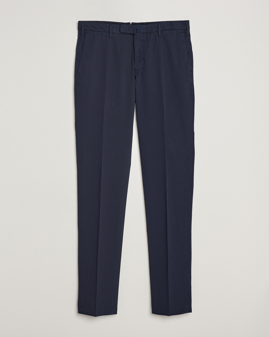 Homme | Pantalons | Incotex | Slim Fit Comfort Chinos Navy