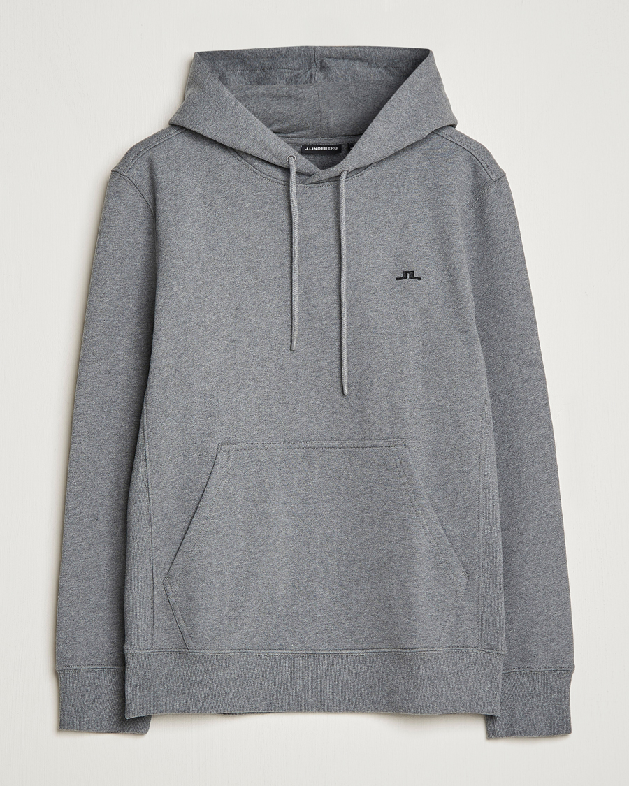 Homme | Pulls Et Tricots | J.Lindeberg | Cal Sweat Hoodie Grey Melange