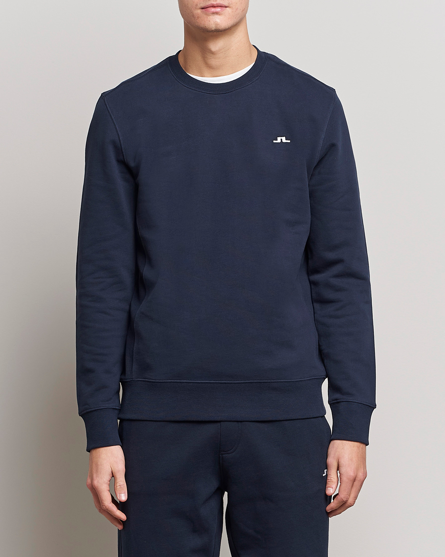 Homme | Pulls Et Tricots | J.Lindeberg | Cal Crew Neck Sweat Navy
