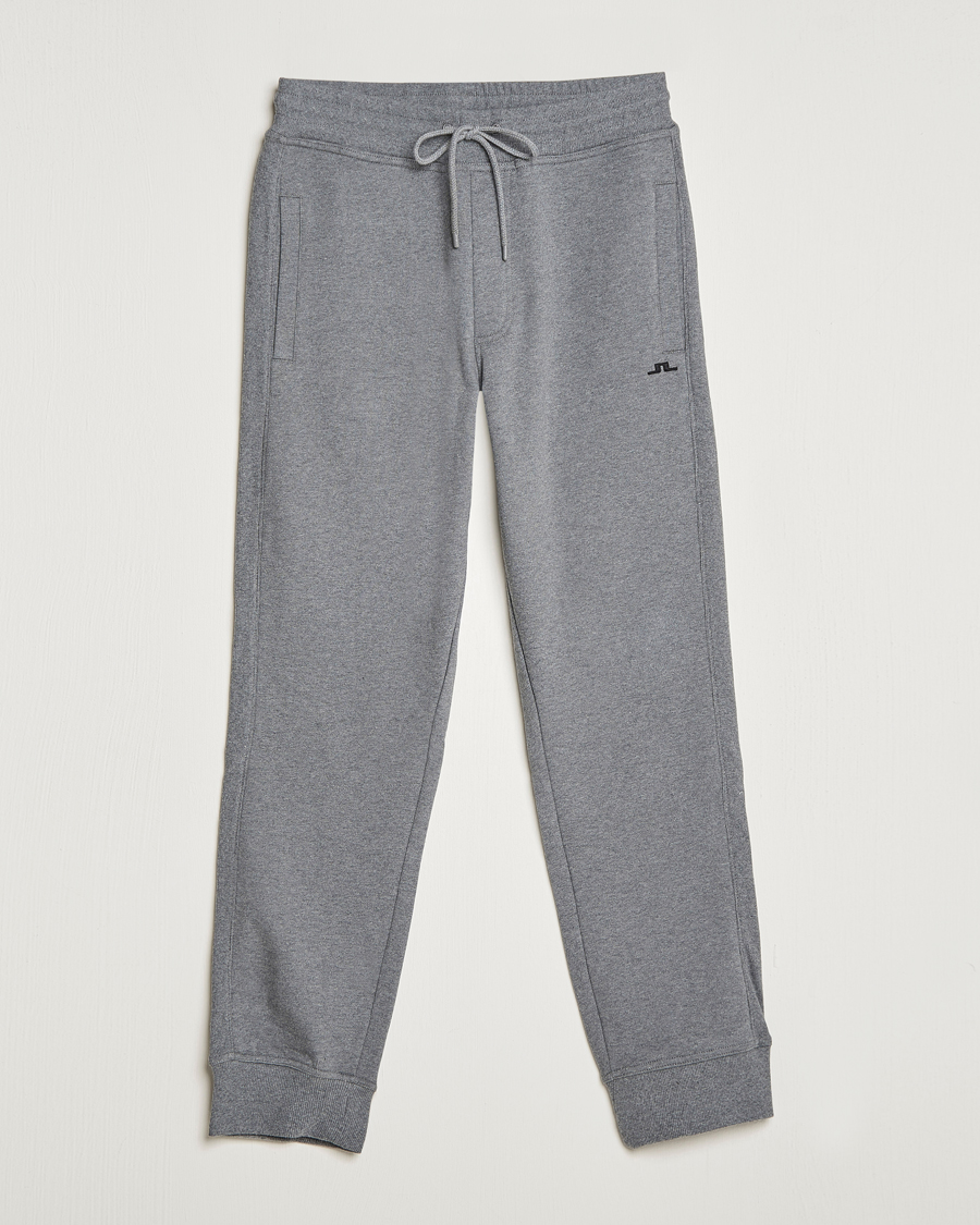 Homme | Pantalons | J.Lindeberg | Cal Sweat Pant Grey Melange
