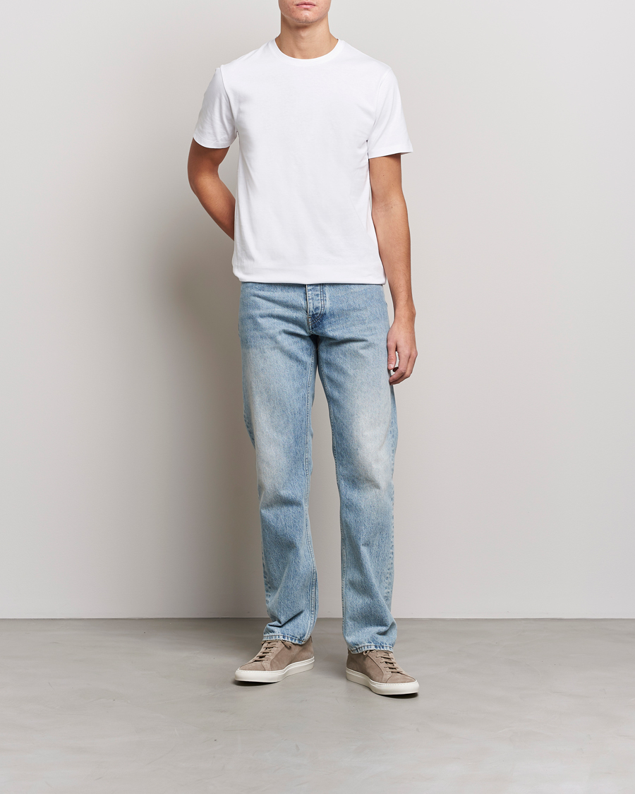 Homme | T-shirts | J.Lindeberg | Sid Cotton Crew Neck Tee White