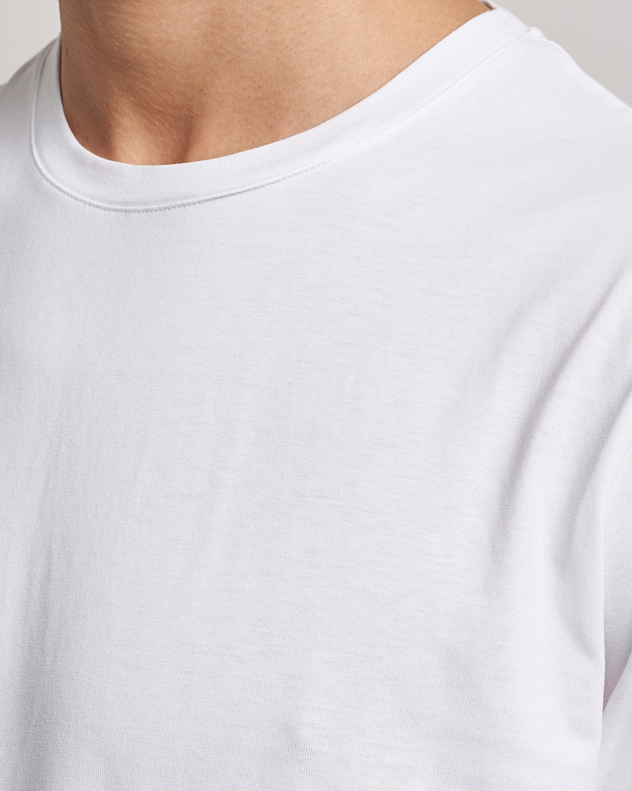Homme | T-shirts | J.Lindeberg | Sid Cotton Crew Neck Tee White