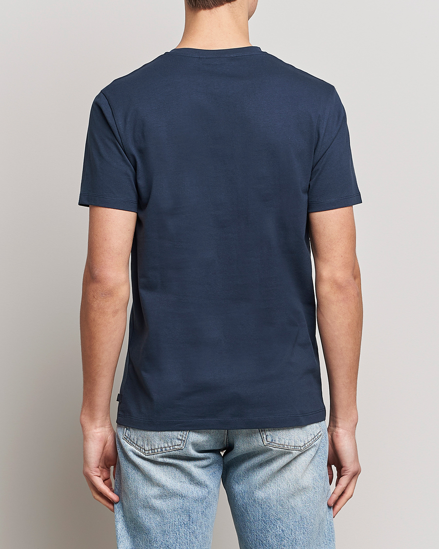 Homme | T-shirts | J.Lindeberg | Sid Cotton Crew Neck Tee Navy