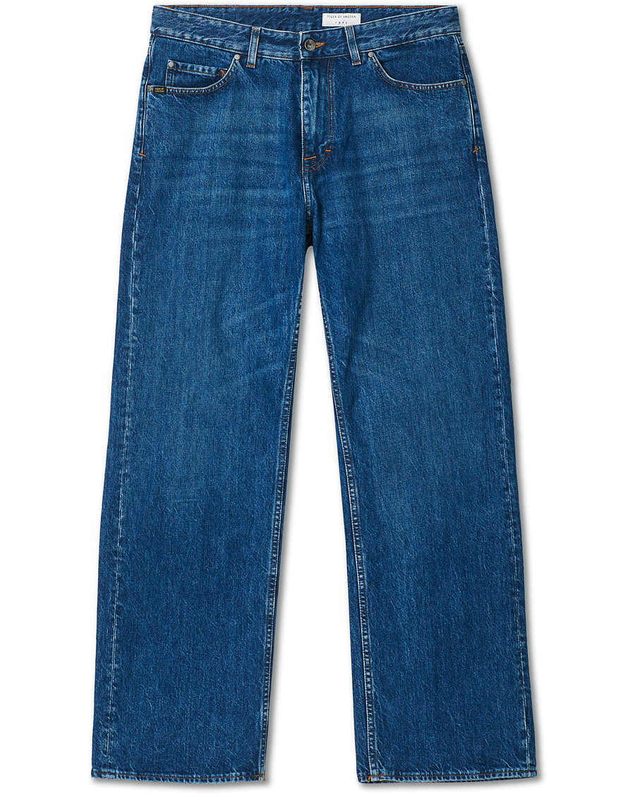 Homme | Jeans | Tiger of Sweden | Tille Cotton Jeans Royal Blue