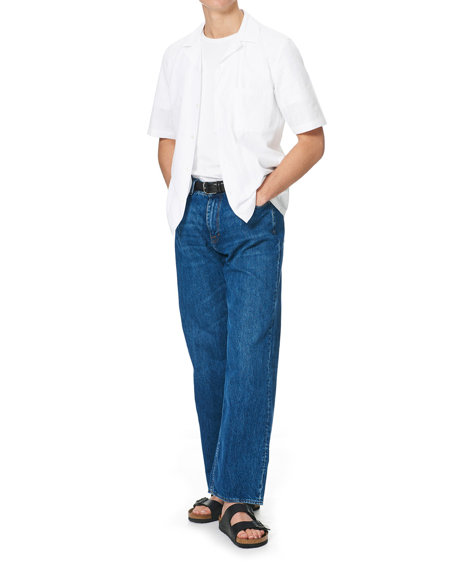 Homme | Jeans | Tiger of Sweden | Tille Cotton Jeans Royal Blue