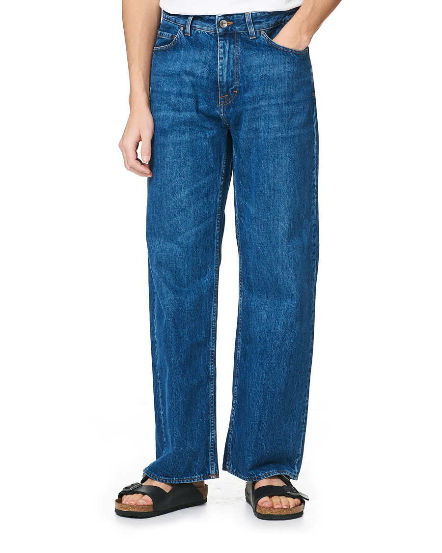 Homme | Jeans | Tiger of Sweden | Tille Cotton Jeans Royal Blue