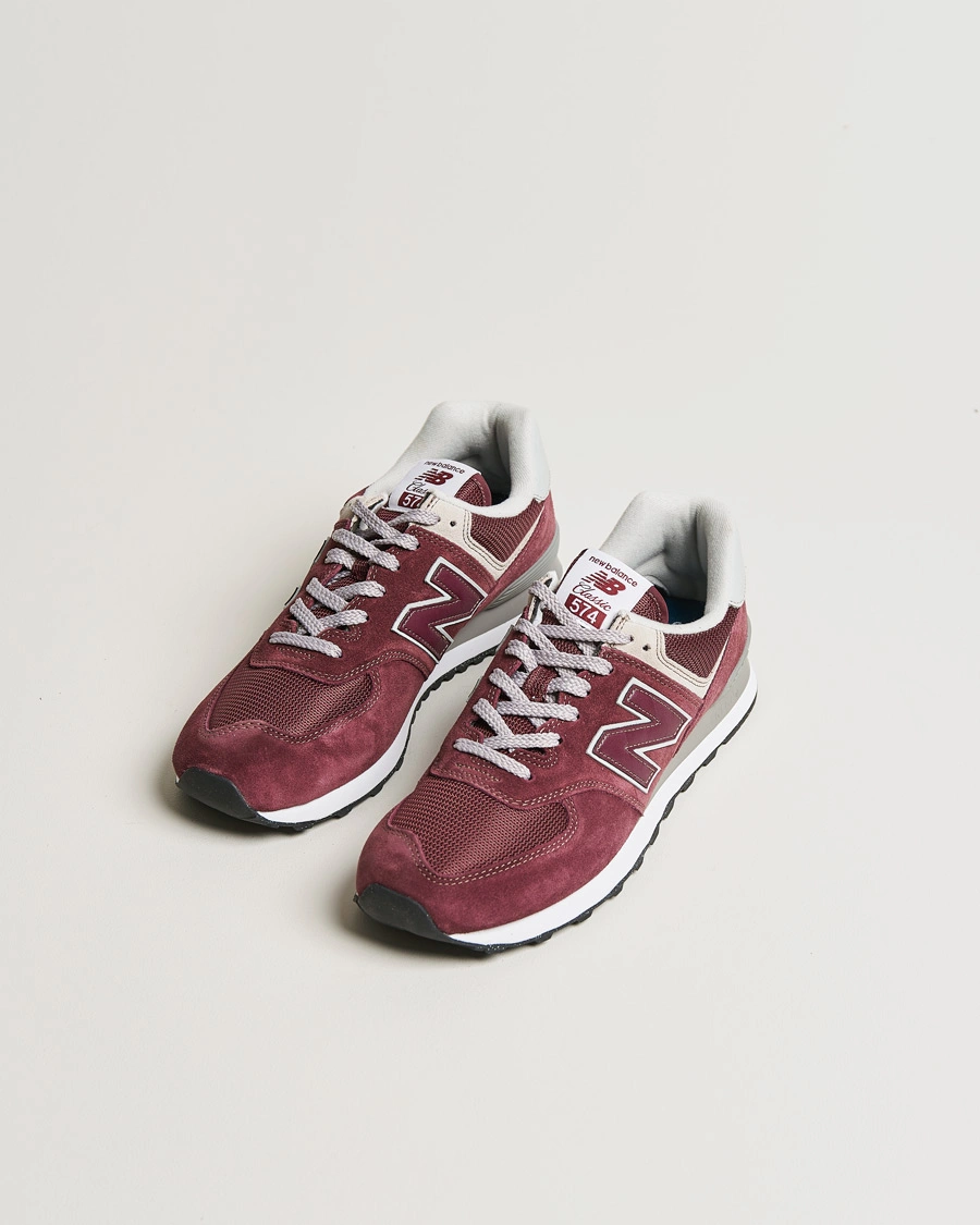 Homme | Chaussures De Running | New Balance | 574 Sneakers Burgundy