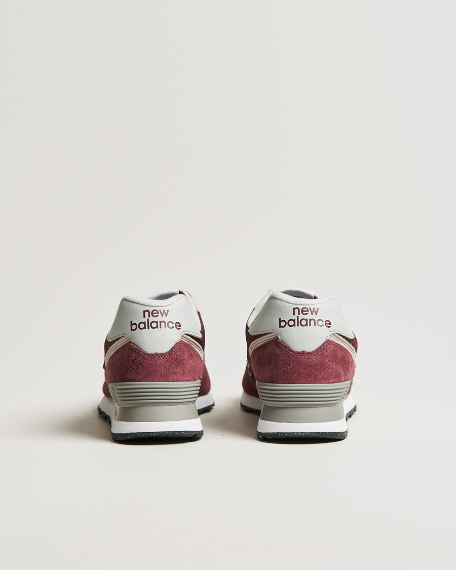 Homme | New Balance 574 Sneakers Burgundy | New Balance | 574 Sneakers Burgundy