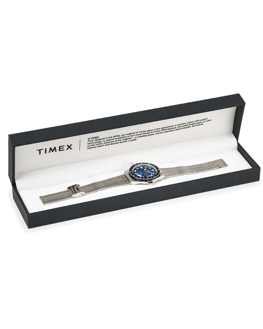 Homme | Timex Q Reissue 1979 Steel/Blue | Timex | Q Reissue 1979 Steel/Blue