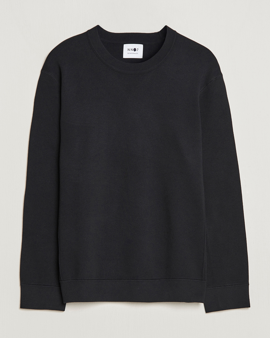 Homme | Pulls Et Tricots | NN07 | Luis Knitted Crew Neck Sweater Black