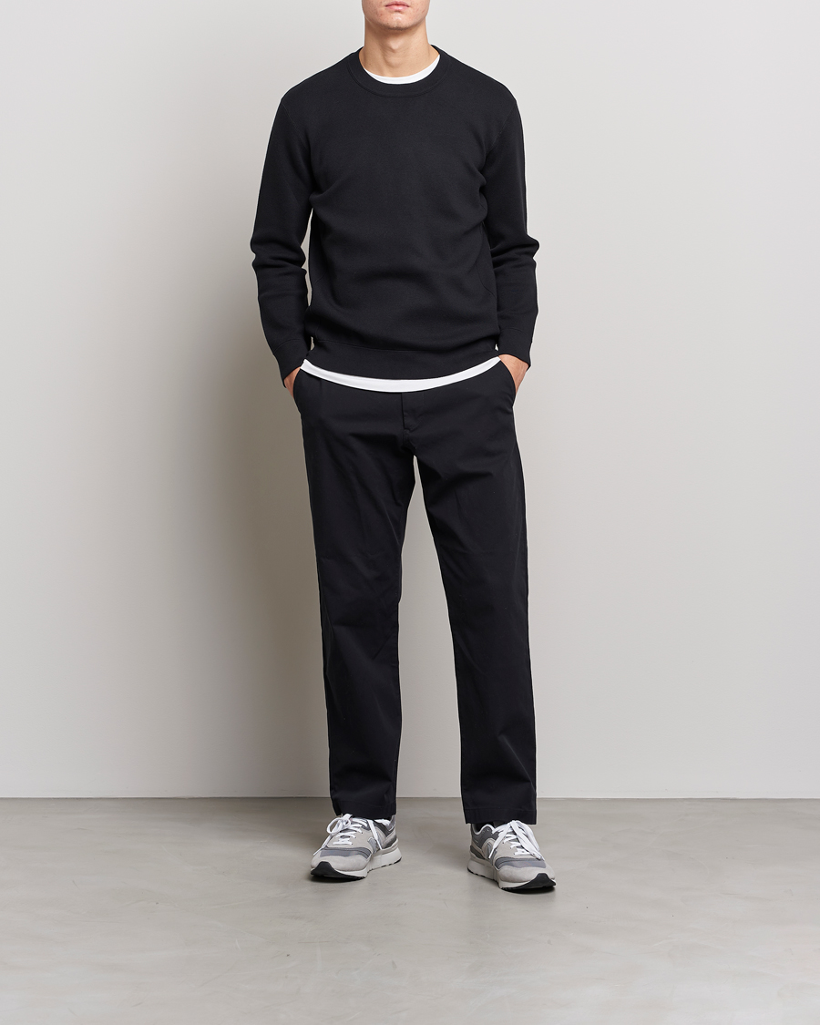 Homme | Pulls Et Tricots | NN07 | Luis Knitted Crew Neck Sweater Black