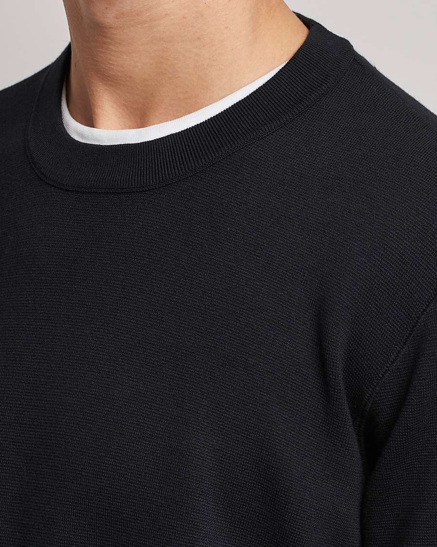Homme | Pulls Et Tricots | NN07 | Luis Knitted Crew Neck Sweater Black
