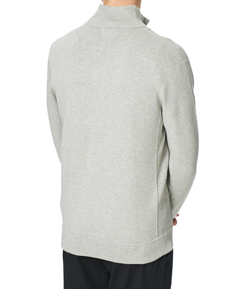 Homme | Pulls Et Tricots | NN07 | Luis Knitted Full-Zip Sweater Light Grey Melange