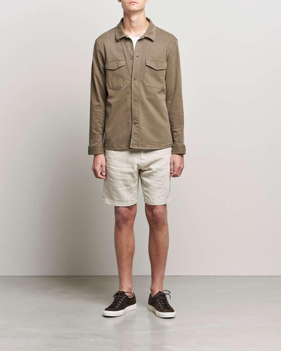 Homme | Chemises | NN07 | Bernard Tencel Overshirt Clay