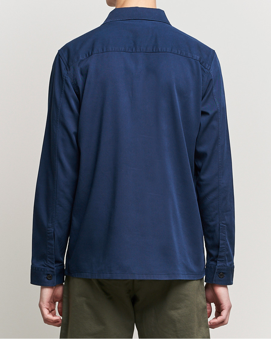 Homme | Chemises | NN07 | Bernard Tencel Overshirt Navy