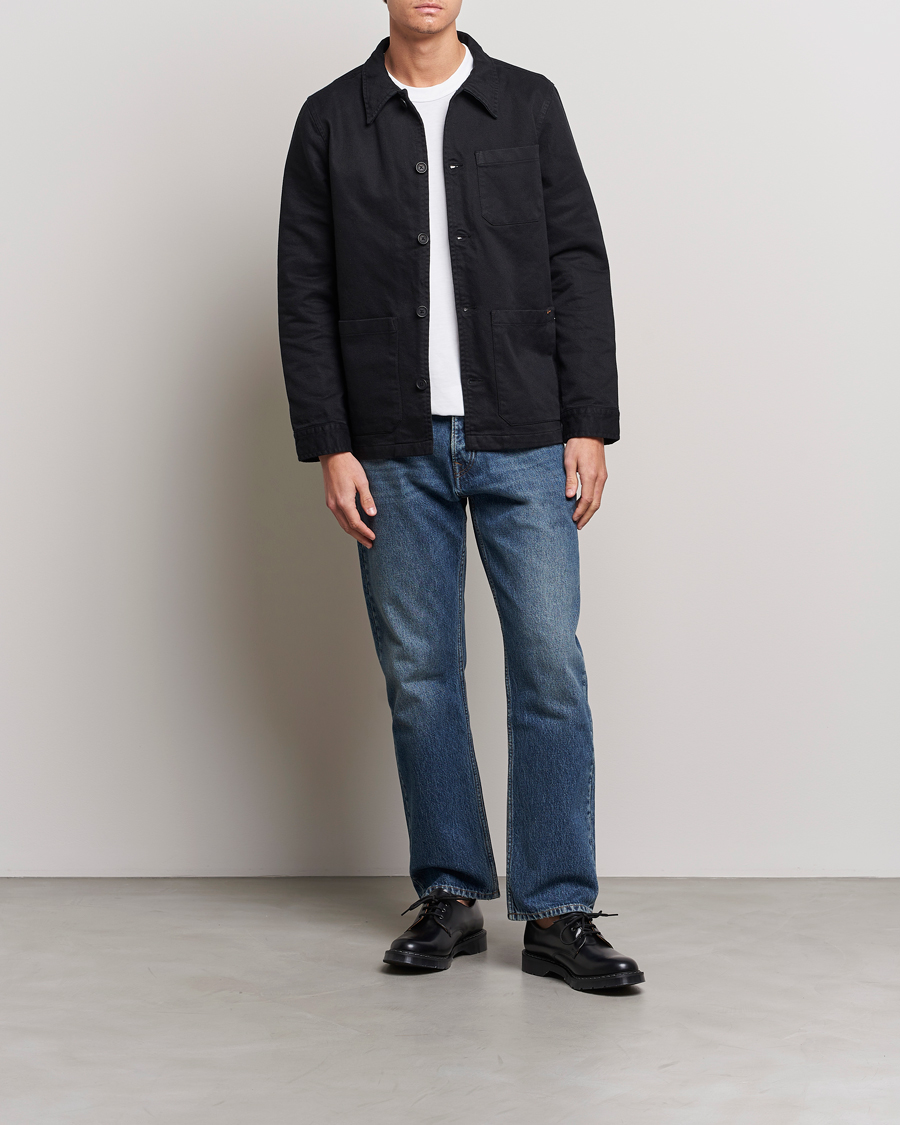 Homme | Chemises | Nudie Jeans | Barney Worker Overshirt Black