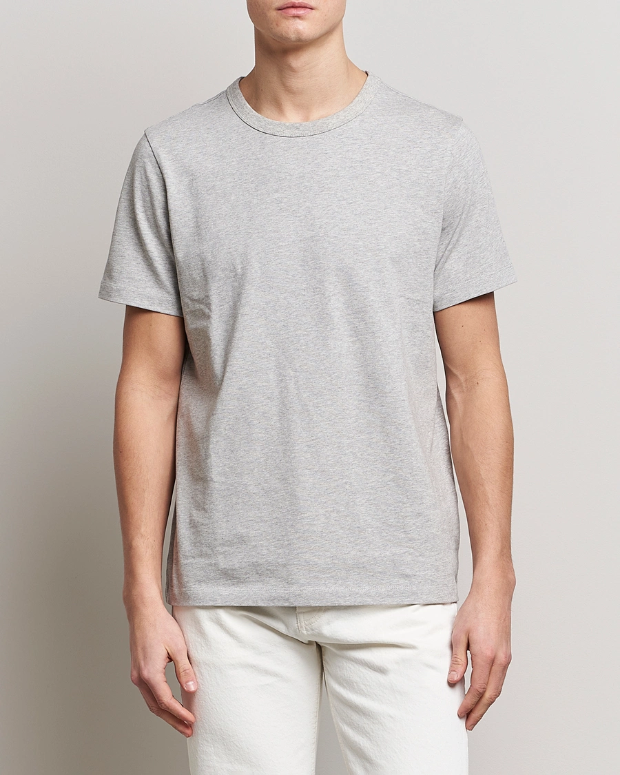 Homme | Business & Beyond | A Day's March | Heavy Tee Grey Melange