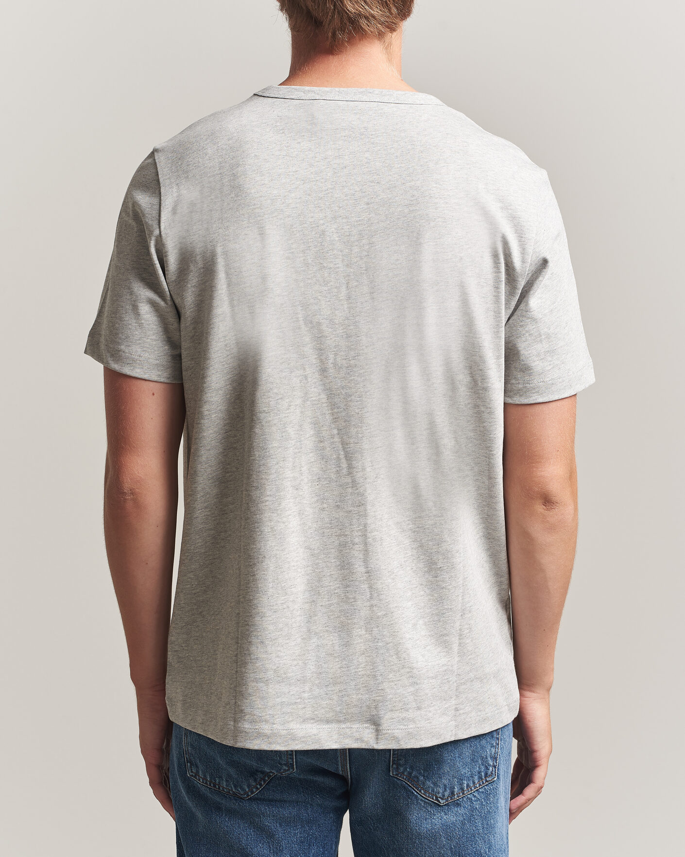 Homme | T-shirts | A Day's March | Heavyweight T-Shirt Grey Melange