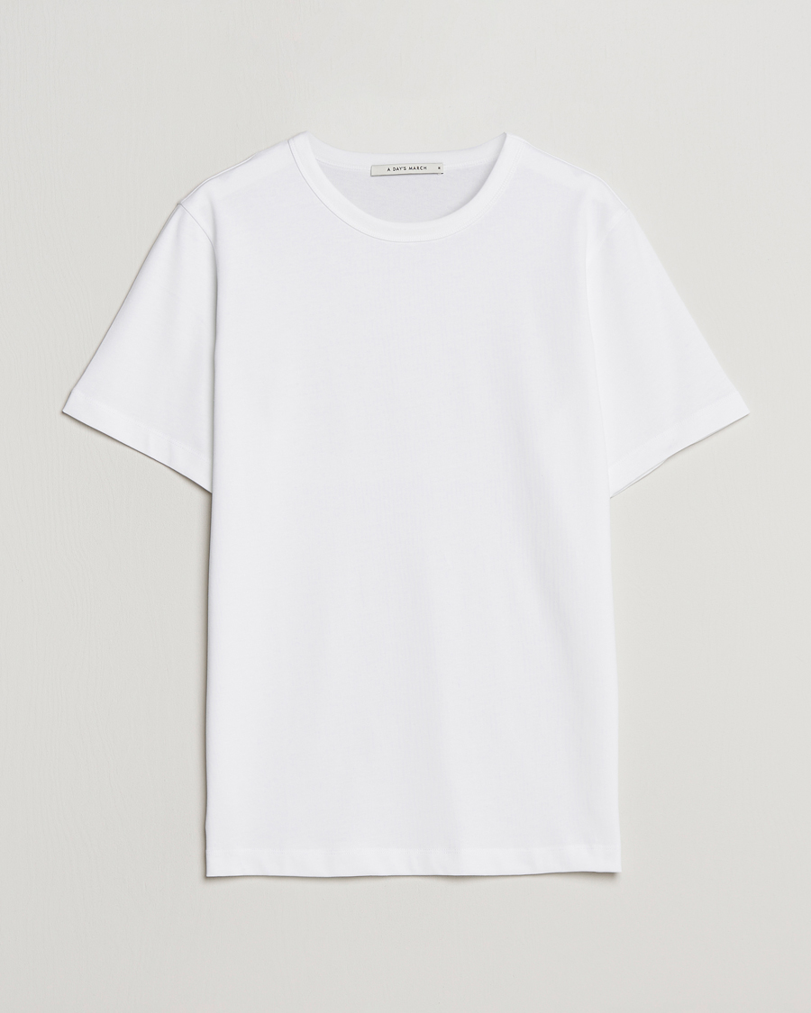 Homme | T-shirts | A Day's March | Heavyweight T-Shirt White