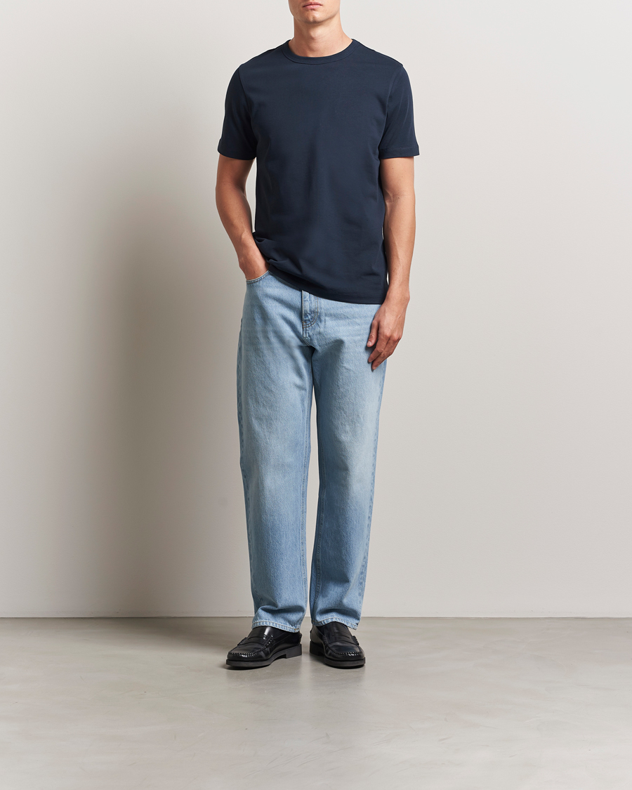 Homme | T-shirts | A Day's March | Heavyweight T-Shirt Navy