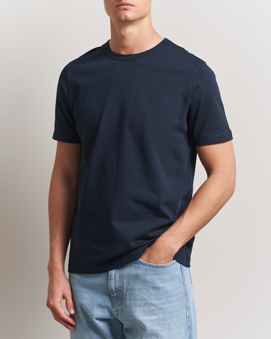 Homme | T-shirts | A Day's March | Heavyweight T-Shirt Navy