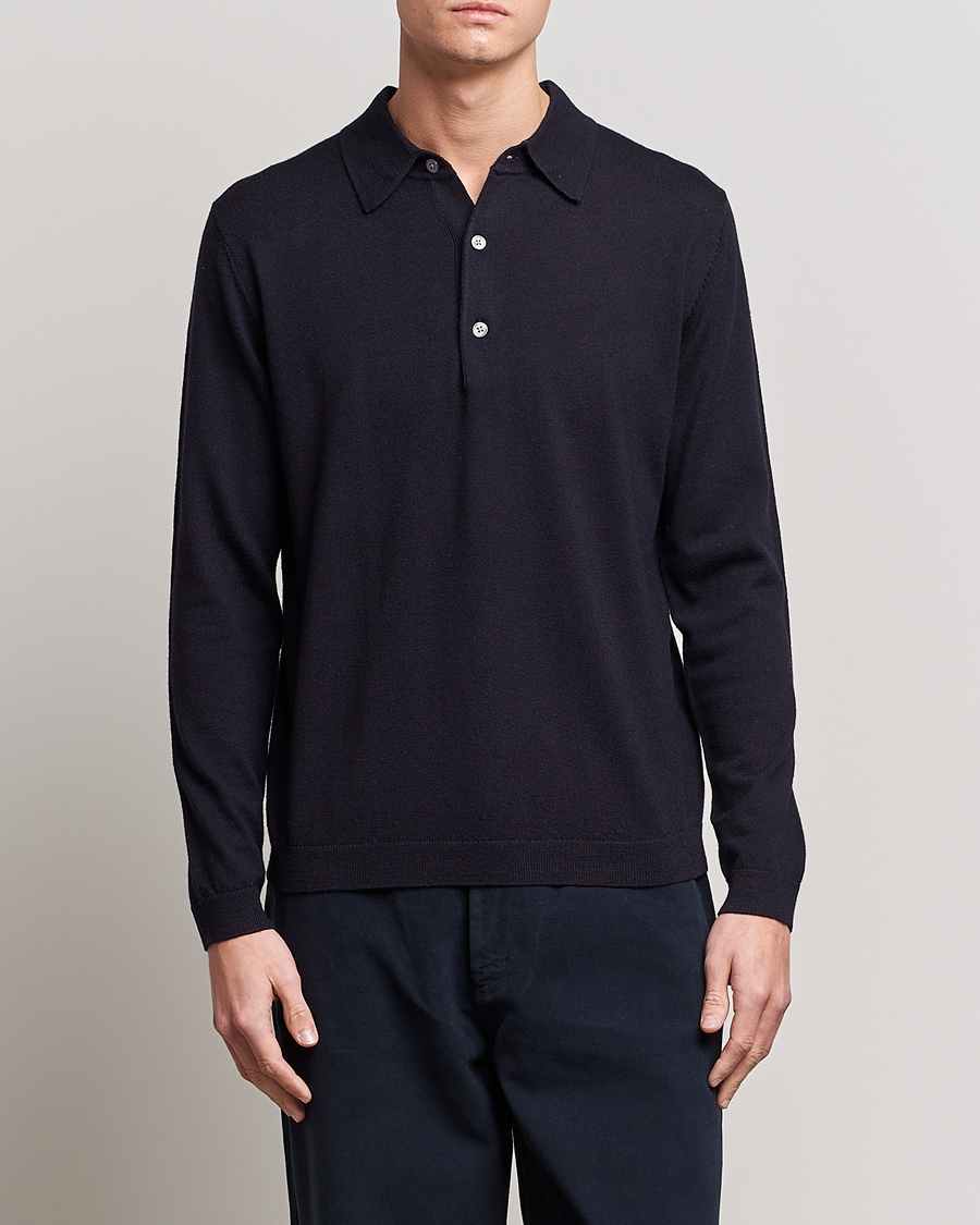 Homme | Vêtements | A Day's March | Ambroz Merino Polo Navy