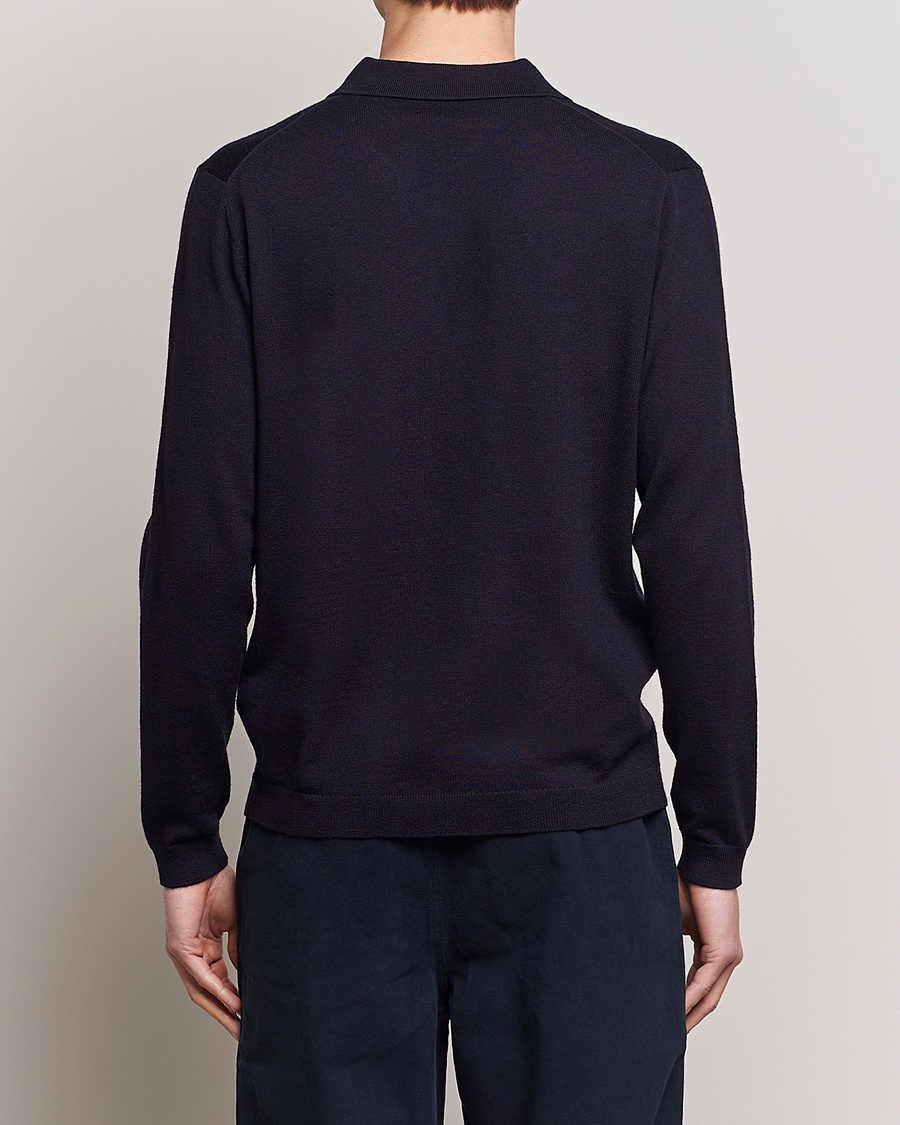 Homme | Pulls Et Tricots | A Day's March | Ambroz Merino Polo Navy