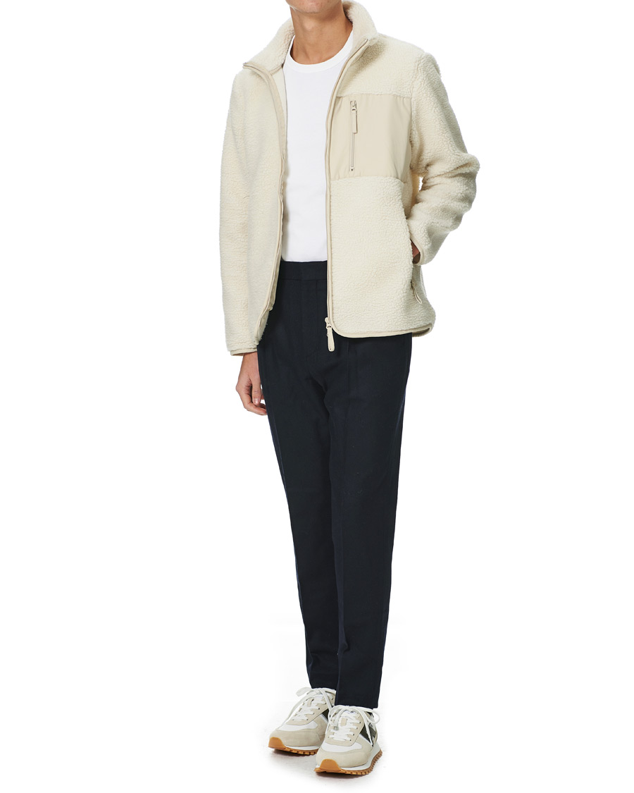 Homme | Pulls Et Tricots | A Day's March | Granån Recycled Fleece Jacket Off White