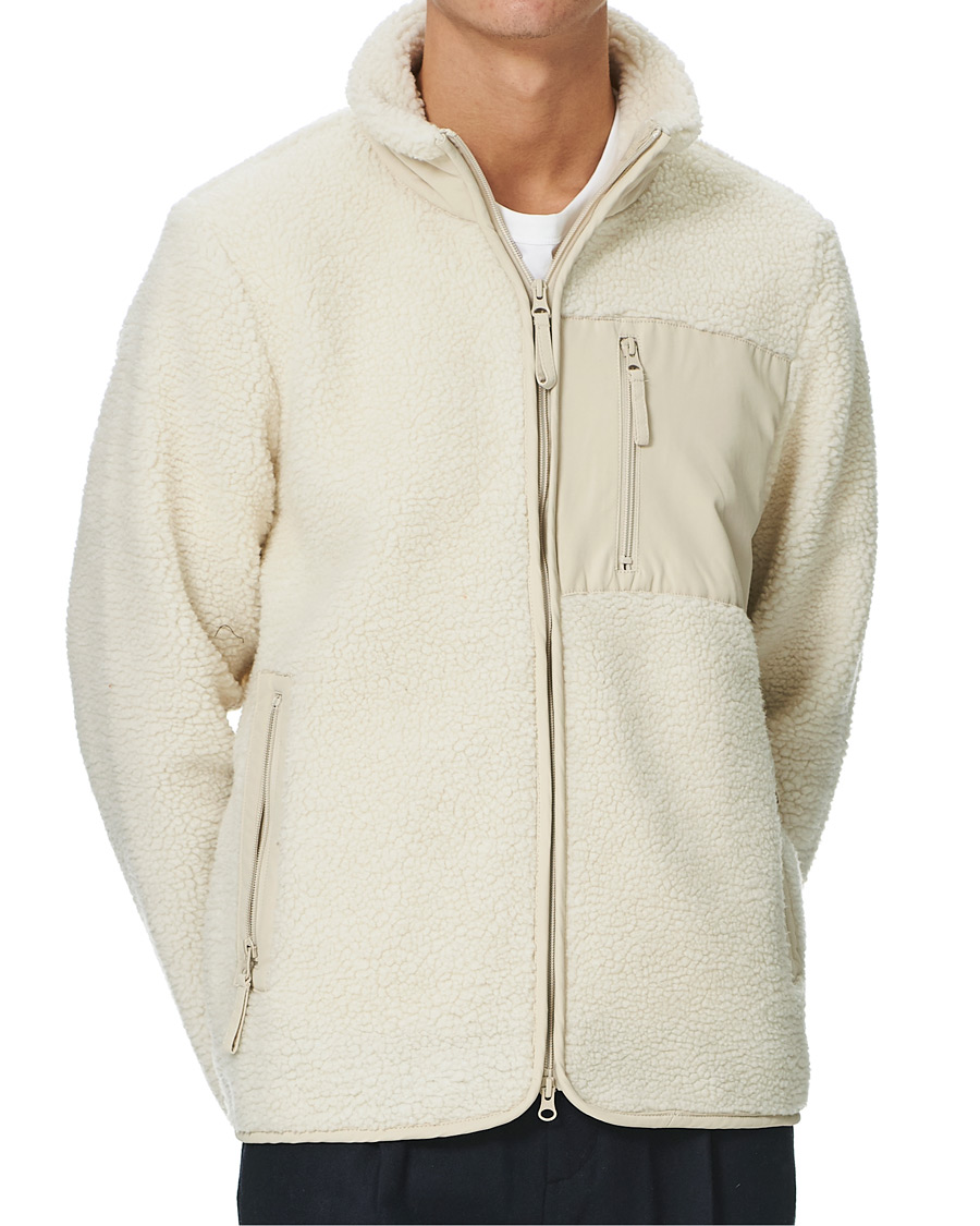 Homme | Pulls Et Tricots | A Day's March | Granån Recycled Fleece Jacket Off White