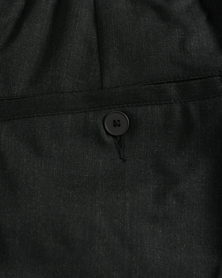 Homme | Pantalons | A Day's March | Smart Trousers Wool Twill Charcoal