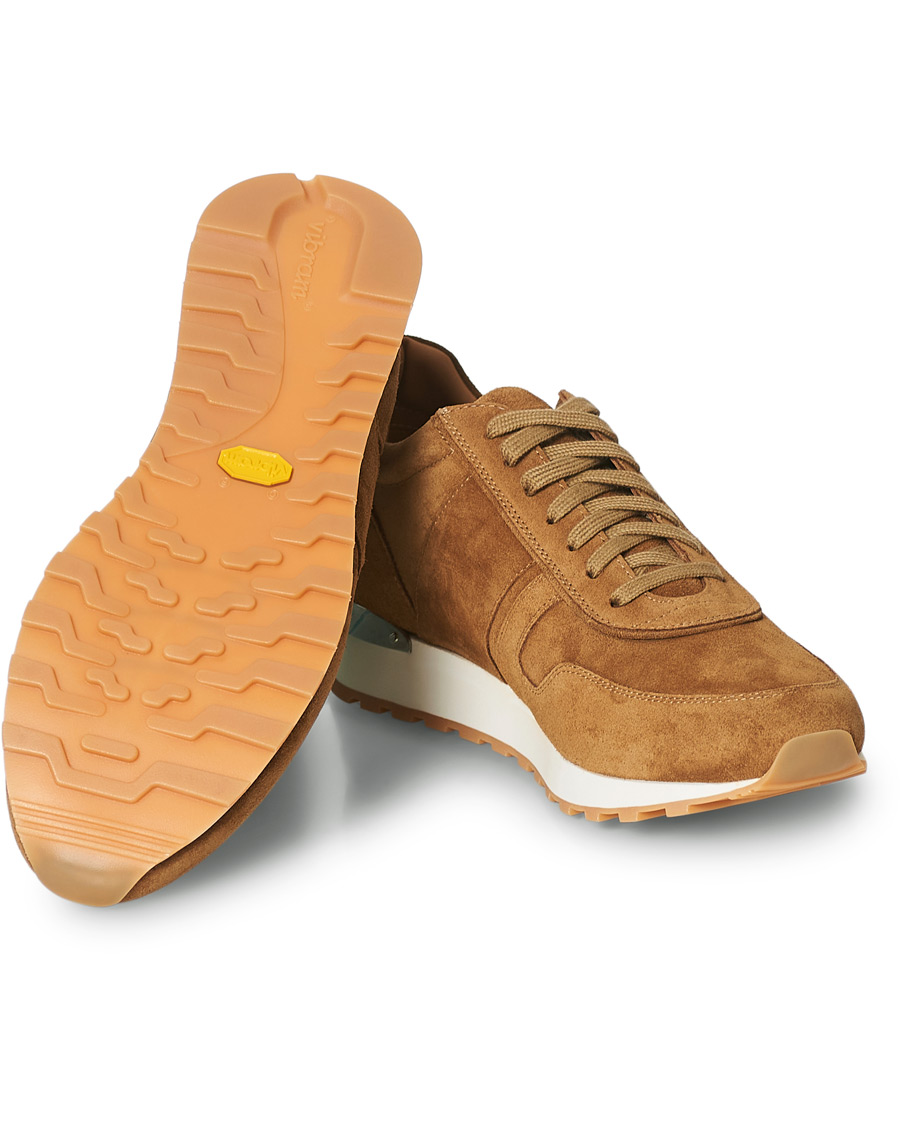 Homme | Ralph Lauren Purple Label Ethan Running Sneakers Brown Suede | Ralph Lauren Purple Label | Ethan Running Sneakers Brown Suede