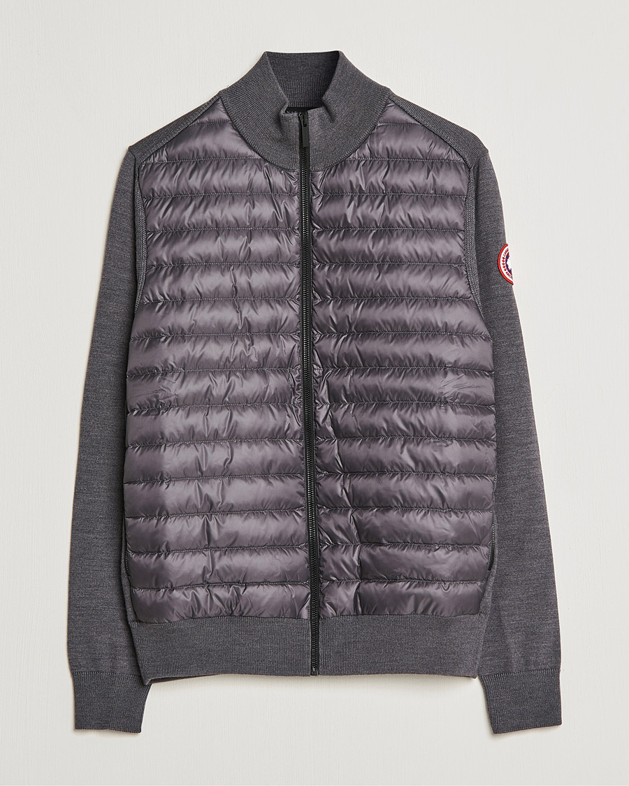 Homme | Pulls Et Tricots | Canada Goose | Hybridge Knit Packable Jacket Iron Grey
