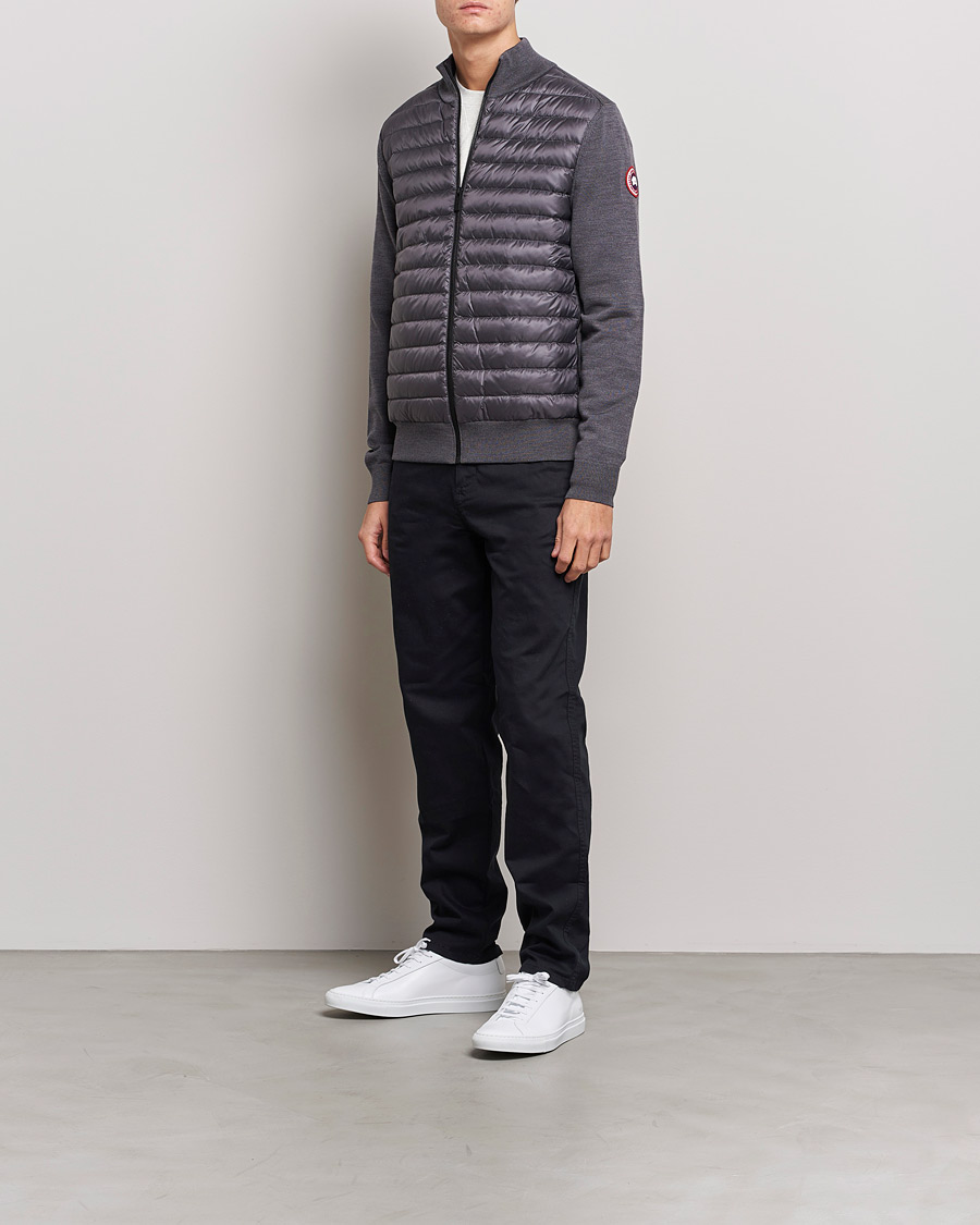 Homme | Pulls Et Tricots | Canada Goose | Hybridge Knit Packable Jacket Iron Grey