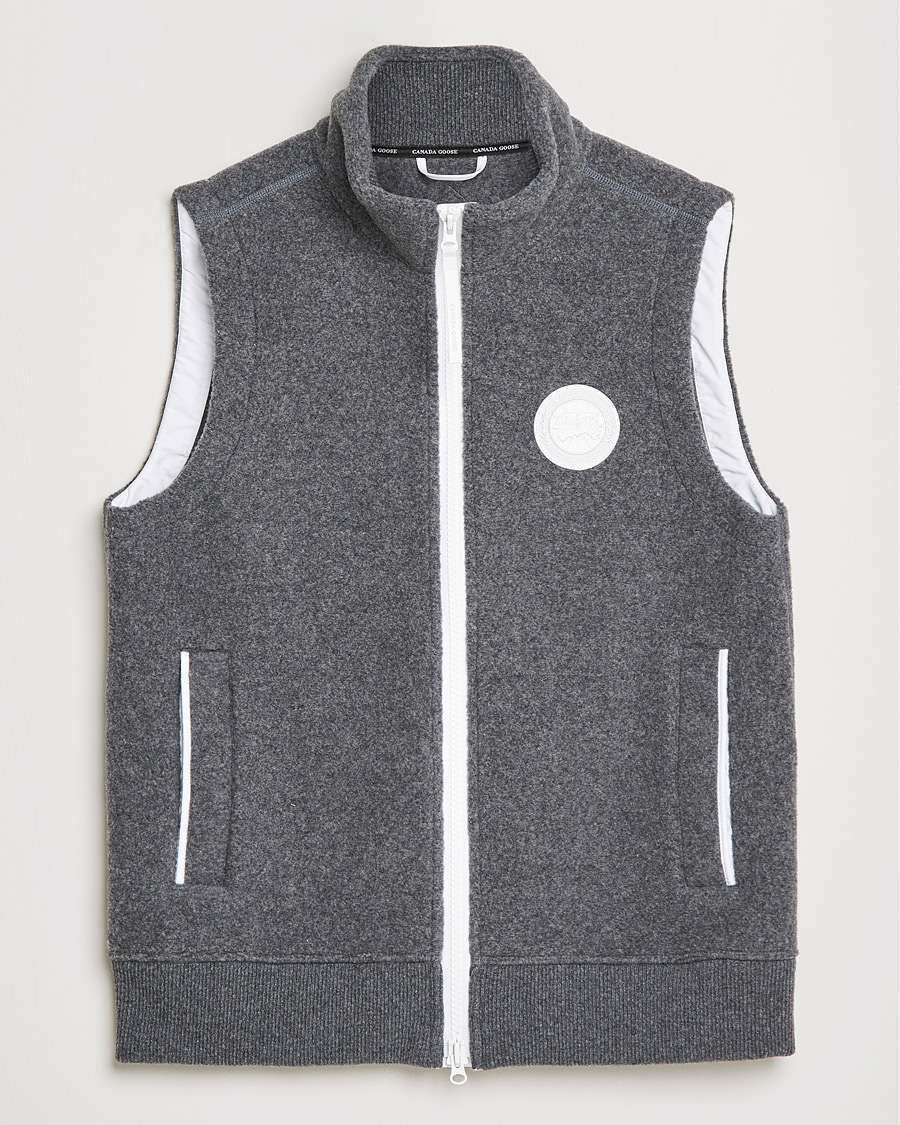 Homme | Manteaux Et Vestes | Canada Goose | Mersey Fleece Vest Quarry Grey